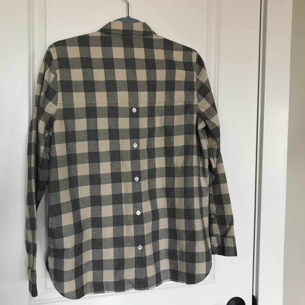 LIKE NEW MADEWELL Buffalo Plaid Flannel Top SZ M - Picture 3 of 6